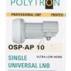 OSP-AP 10 9245014 UNIVERSELE SINGLE-LNB VOOR AANSLUITING V. EEN ONTVANGER