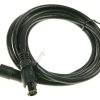 COAX-AANSLUITKABEL STEKER/ CONTRA CLASS:A,  ZWART 1,5MTR.