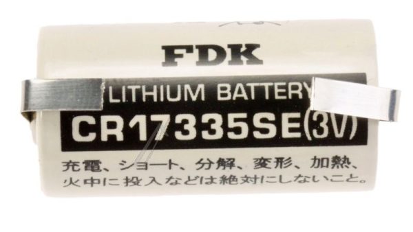 CR17335SE 3V-1800MAH LITHIUM BATTERIJ 2/ 3A MET SOLDEERLIP
