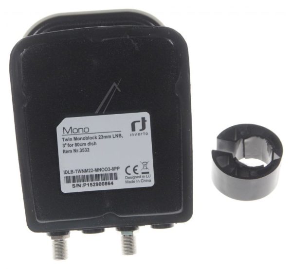 IDLB-TWNM22-MNOO3-8PP 3532 TWIN-MONOBLOCK MET 3° AFSTAND,23 EN 40MM FEEDADAPTER