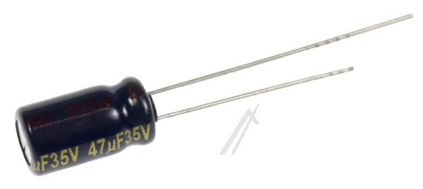 47UF-35V EEUFC1V470 ELCO RADIAAL 105° 6,3X11,2MM. RM=2,5MM. -ROHS-