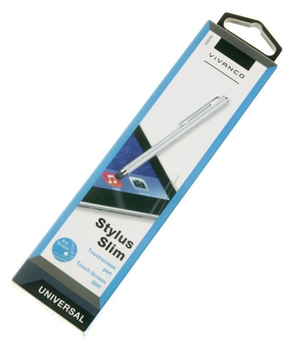 T-IN SLIM 35570 STYLUSPEN "SLIM" VOOR CAPACITIEVE DISPLAYS,  ZILVER