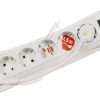 ECO-LINE 1159520015 TAFELCONTACTDOOS    SCHAKELAAR 6-VOUDIG WIT 1,5M