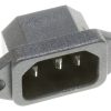 AC NET-ENTREE MET SCHROEF-FLENS,  ZWART