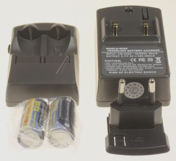 NETADAPTER/ LADER INCL. 2 CAMERA-ACCU S RCR123A