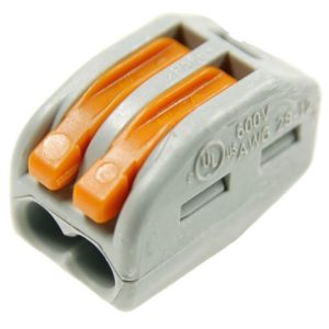 WAGO 222-412 2-ADER VERBINDINGSKLEM 0,08-4,0MM²,  PER STUK