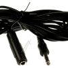 JACK-VERLENGKABEL 6,35MM. STEKER/ CONTRA STEREO 5,0MTR.