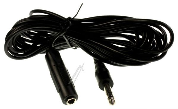 JACK-VERLENGKABEL 6,35MM. STEKER/ CONTRA STEREO 5,0MTR.