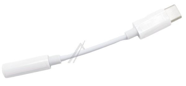 ADAPTER USB TYPE C STEKER> JACK-CONTRA STEREO 3,5MM MET DIGITALE CHIP VOOR HEADSET FUNCTIE,  HD8188 CHIP (24BIT/ 96KHZ)