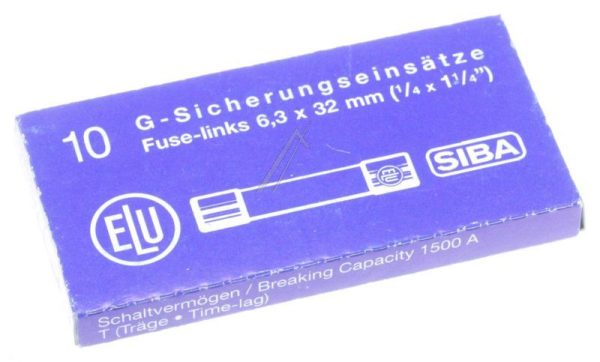 5,0A-T 189140.5 KERAMISCHE ZEKERING 6,3X32MM INH:10 STUKS ROHS-CONFORM