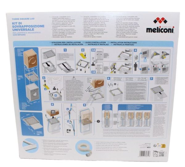TORRE SQUARE L60 TUSSENFRAME MET UITTREKBLAD