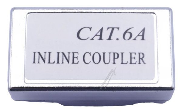 RJ45 VERBINDER,  2X SOCKET,  VOLLEDIG AFGESCHERMD,  CAT6A
