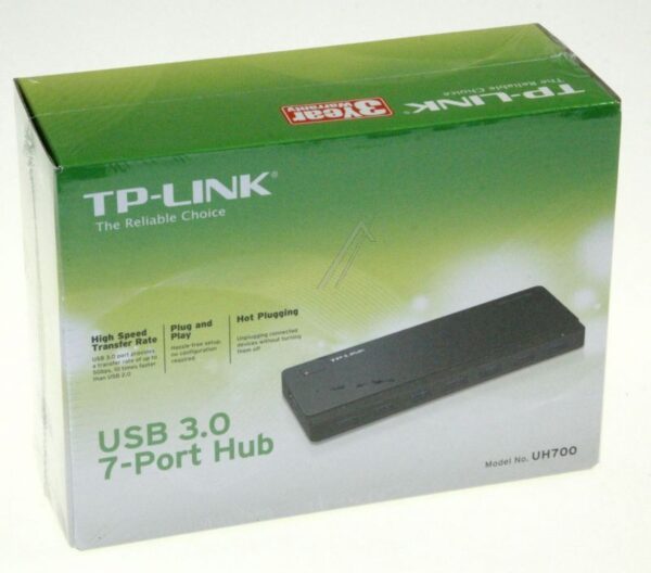 UH700 USB3.0 HUB,  7 POORTEN,  DESKTOP