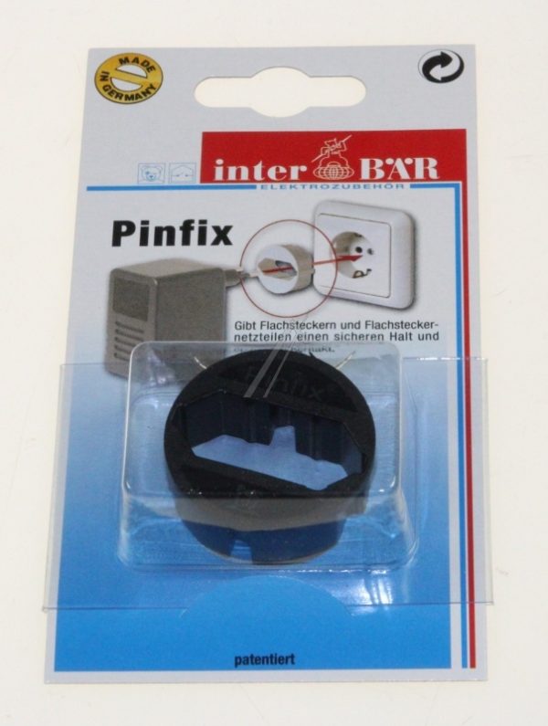 PINFIX 8821-004.01 STOPCONTACTDOOS-ADAPTER VOOR EUROSTEKERS,  ZWART