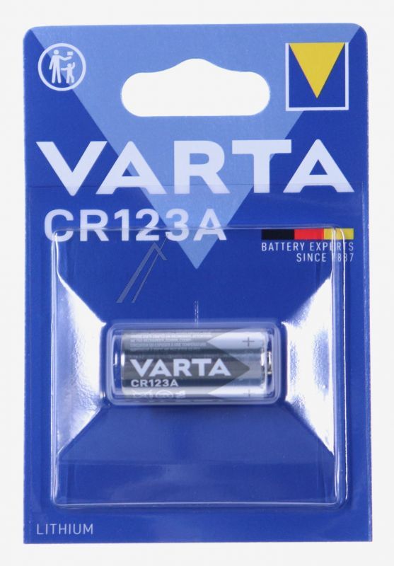 VARTA CR123A 3,0V-1600MAH LITHIUM BATTERIJBLISTER À 1 STUK 8135837f86560f14d88b99b85f40e001