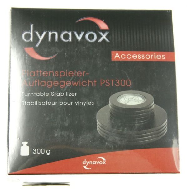 PST300 ALUMINIUM GEWICHT VOOR DRAAITAFEL M. INTEGR. DRAGONFLY,  ZWART
