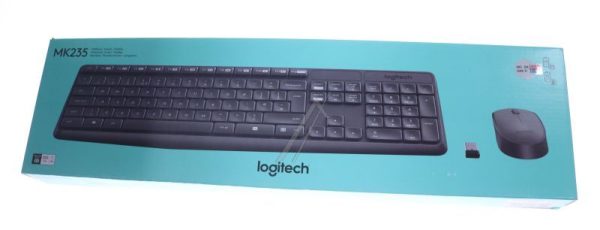 920-007921 geschikt voor LOGITECH MK235 WIRELESS KEYBOARD    MOUSE COMBO GREY - NORDIC LAYOUT (PAN)