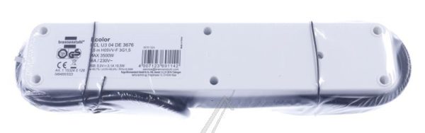 ECOLOR 1153240126 STECKDOSENLEISTE 4-FACH MIT 2 USB-LADEBUCHSEN (MEHRFACHSTECKDOSE USB C MIT SCHALTER UND 1,5M KABEL)