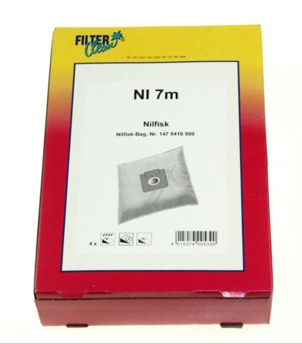 NI7M FL0815-K MIKROMAX STOFZUIGERZAK 4ST.