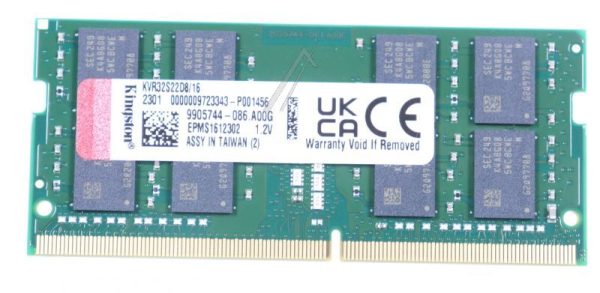 KVR32S22D8/ 16 VALUERAM 16 GB DDR4 PC4-25600, CL22