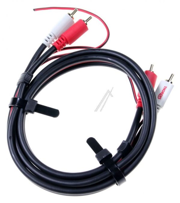 1295095 CINCH PHONO KABEL 1M MIT MASSELEITUNG