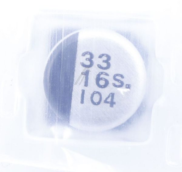 33UF-16V EEE1CA330WR SMD-ELKO PAN 85° 5X5,4MM