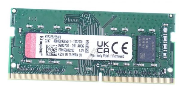 KVR32S22S8/ 8 VALUERAM 8 GB DDR4 PC4-25600, CL22