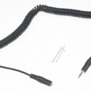 JACK-SPIRAALKABEL STEREO 3,5MM-STEKER/ -CONTRA 3,0 MTR.