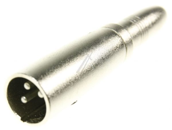 27454 XLR ADAPTER,  3-PIN MINI XLR/ DMX STEKER - JACK-CONTRA 6,35 MM MONO