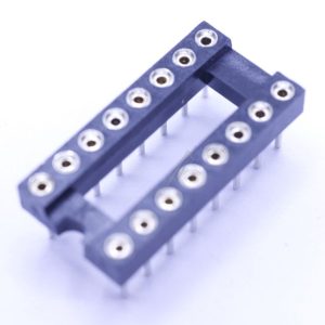 DIL16 PRECISIEVOETJE RM=2,54MM.