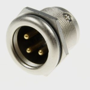 NC3MPR-HD 3 POLIGE XLR EINBAUSTECKER FÜR AUSSENANWENDUNGEN