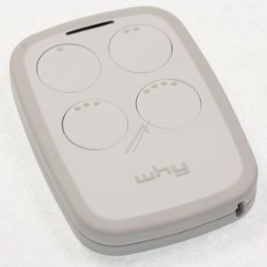 WHY EVO 4791011 UNIVERSELE HANDZENDER,  4 KANALEN,  WIT/ GRIJS