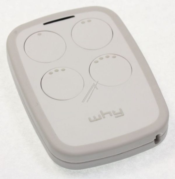 WHY EVO 4791011 UNIVERSELE HANDZENDER,  4 KANALEN,  WIT/ GRIJS