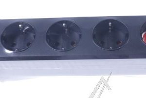 BREMOUNTA 1150660415 STECKDOSENLEISTE 5-FACH MIT 2 USB C-LADEBUCHSEN (STECKERLEISTE USB C MIT SCHALTER UND 3M KABEL)