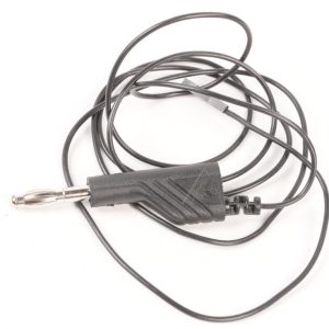 MAL N 4-0,64/ 100-0,25 SERIES 934160100 MESSLEITUNG,  0.64MM-VIERKANTBUCHSE AUF 4MM-BANANENSTECKER,  SCHWARZ,  60V,  3A,  1M