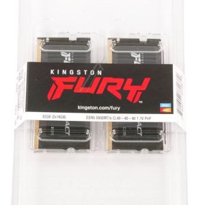 KF556S40IBK2-32 KINGSTON 32GB 5600MT/ S DDR5 CL40 SODIMM KIT OF 2 FURY IMPACT PNP