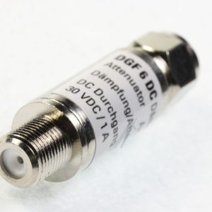 DGF 6 DC 7124105 F-CONNECTOR 6 DB SAT-DEMPER