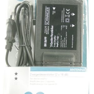 BN8699531 ZWEI-GERÄTE-VERSTÄRKER: 2X18DB ,  SCHWARZ