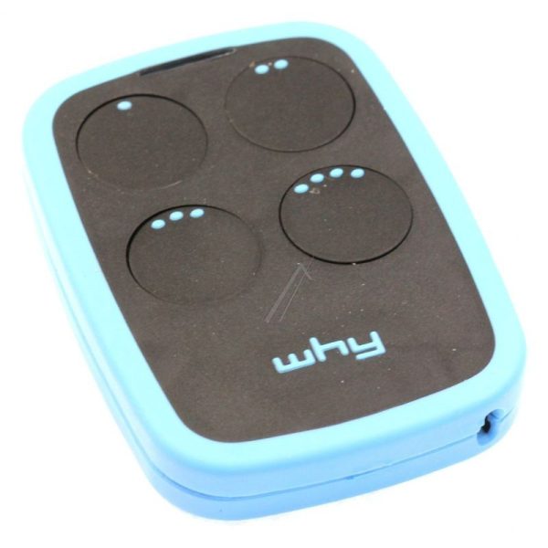 WHY EVO 4791013 UNIVERSELE HANDZENDER 4 KANALEN,  ZWART/ BLAUW