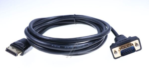 KABEL DISPLAYPOORT STEKER => VGA STEKER 3,0M
