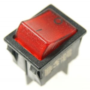 3652-295.22 SCHAKELAAR 2-POLIG MET LAMPJE 16A/ 250V 22X30