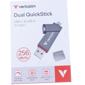 32041 DUAL QUICKSTICK USB-A /  USB-C 3.2 GEN1 256GB