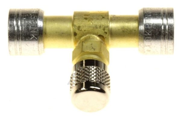 9,53NKMSSV00 L13000779 MESSING KUPPLUNG MIT SCHRADERVENTIL