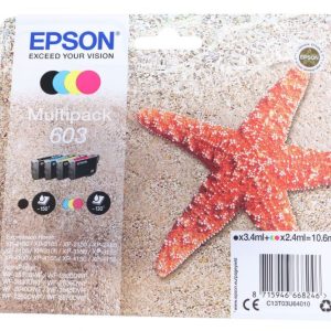 603 C13T03U64010 CARDRIDGE,  MULTIPACK,  CMYK,  3,4ML    3X2,4ML