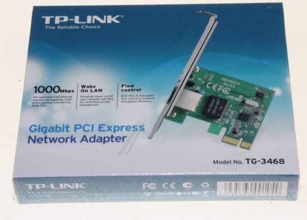 TG-3468 TP-LINK PCIE-NETWERKKAART 10/ 100/ 1000 MBIT