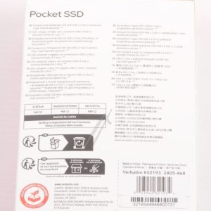 FLASH MEMORY 32193 POCKET SSD USB 3.2 GEN 2 1TB BLACK/ ORANGE