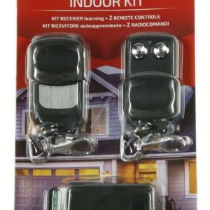 INDOOR KIT ZENDER & ONTVANGER-SET,  433,92MHZ,  2 RELAIS