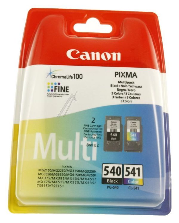 PG-540/ CL-541 5225B006 INKTPATROON MULTIPACK PIXMA,  CMYK
