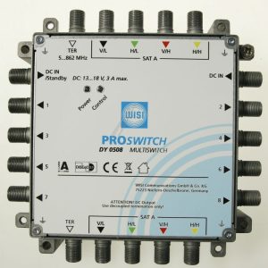 DY 0508 73621 PROSWITCH MULTISCHAKELAAR 5 IN 8, CASCADE,  TERR. PASSIEF,  ZONDER VOEDING