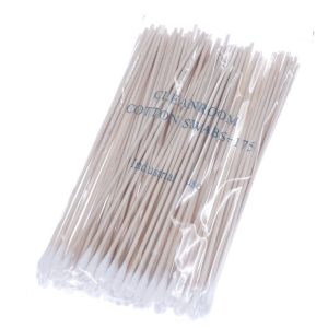 CLEANING SWABS 561.100 REINIGUNGSSTÄBCHEN IN HOLZ MIT WATTEKOPF GEDREHT 100 STÜCK